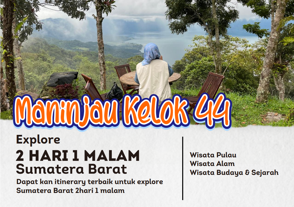 Pemandangan Jam Gadang di Bukittinggi