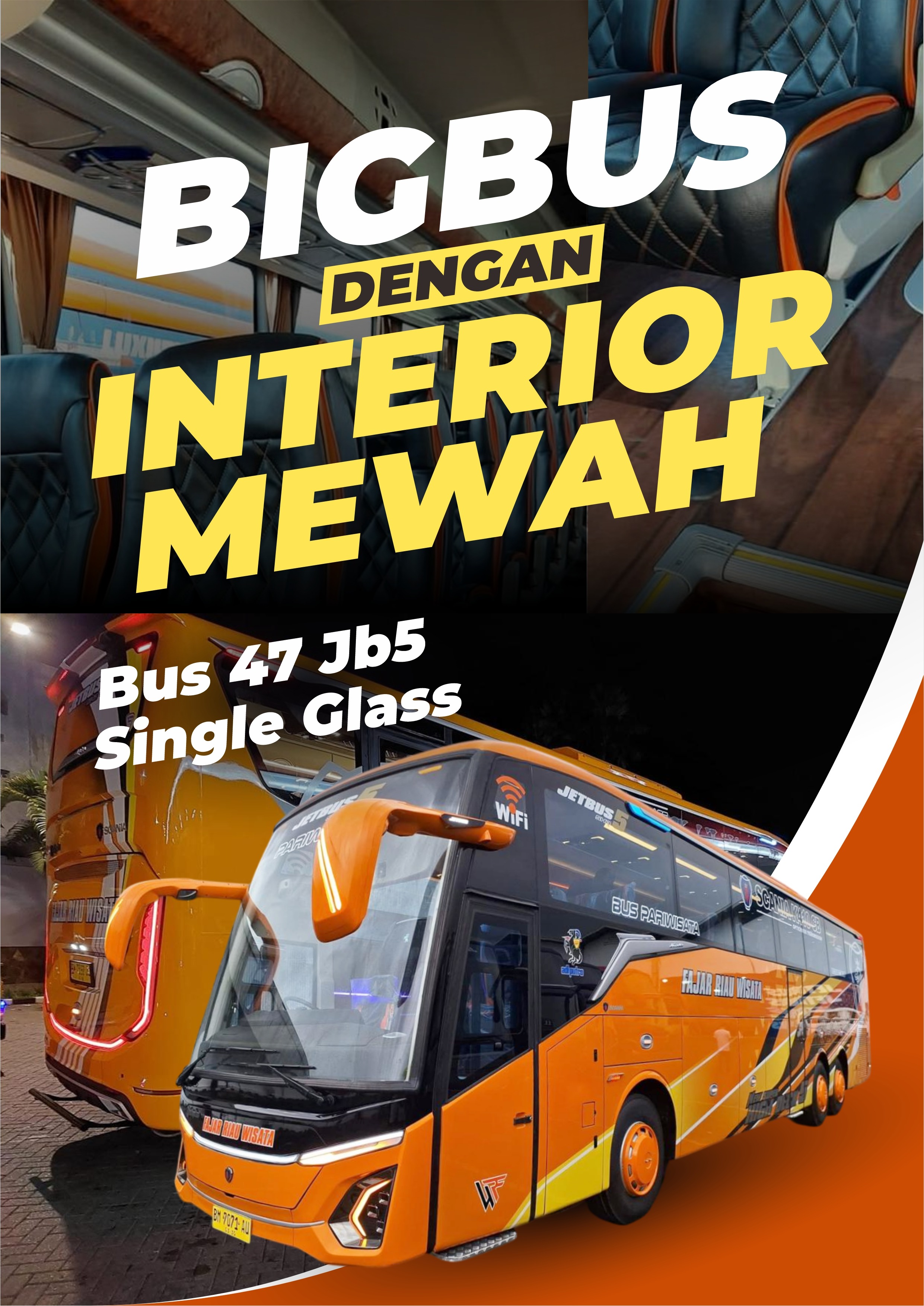 Bus Wisata 30-44 Seat